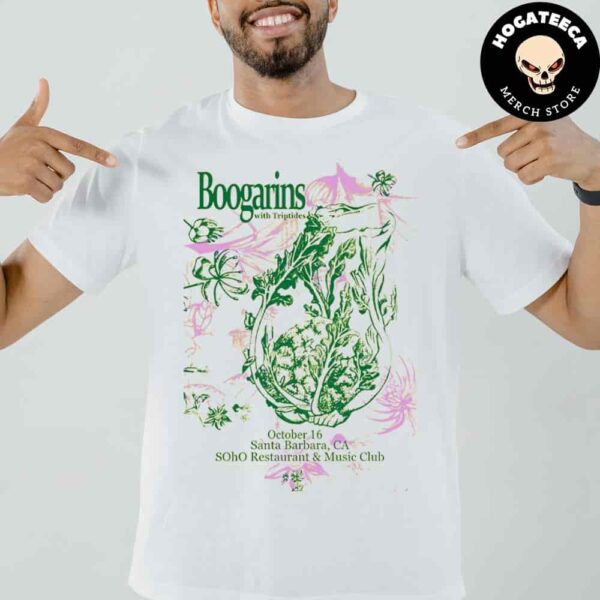 Boogarins With Triptides On October 16 In Santa Barbara CA At Soho Restaurent And Music Club Unisex T-Shirt