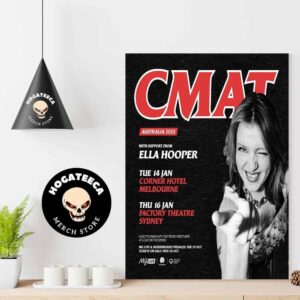 CMAT Australia 2025 With Ella Hooper Show In Australia On Jan 14-16 Home Decor Poster Canvas