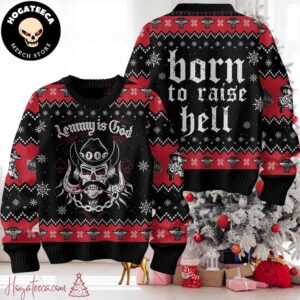 Call in Dead Lemmy is God Ugly Christmas Sweater Chirstmas Gifts 2024 Xmas For Family And Friends Ugly Sweater