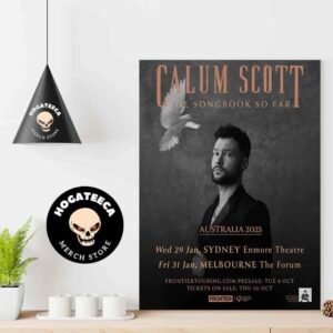 Calum Scott The Songbook So Far Australia 2025 Set For January Home Decor Poster Canvas