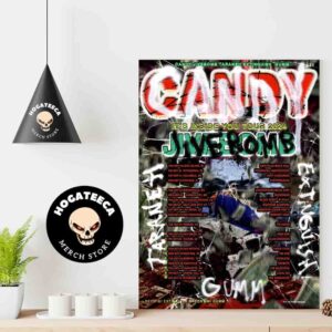 Candy It’s Inside You Tour 2024 Schedule List Date Home Decor Poster Canvas