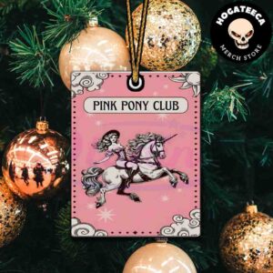 Chappell Roan Pink Pony Club Tarot Card Cowgirl Tour Christmas 2024 Tree Decorations Ornament