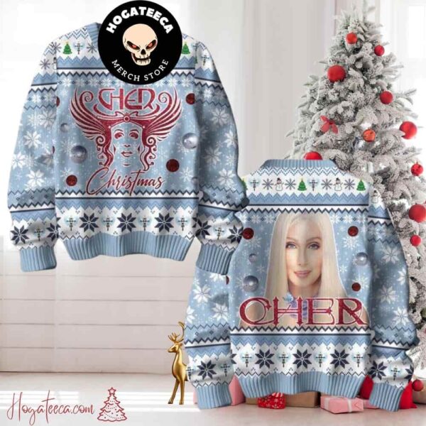 Cher Ugly Christmas Sweater Chirstmas Gifts 2024 Xmas For Family And Friends Ugly Sweater