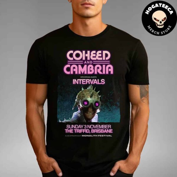 Coheed and Cambria With Intervals Show At The Triffid In Brisbane On Sunday 3 November Unisex T-Shirt