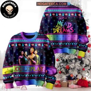 Coldplay In Christmas A Head Full Of Dreams Chirstmas Gifts 2024 Xmas For Family And Friends Ugly Sweater