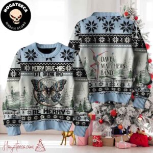 Dave Matthews Band 2024 Merry Dave-Mas Ugly Christmas Sweater Chirstmas Gifts 2024 Xmas For Family And Friends Ugly Sweater