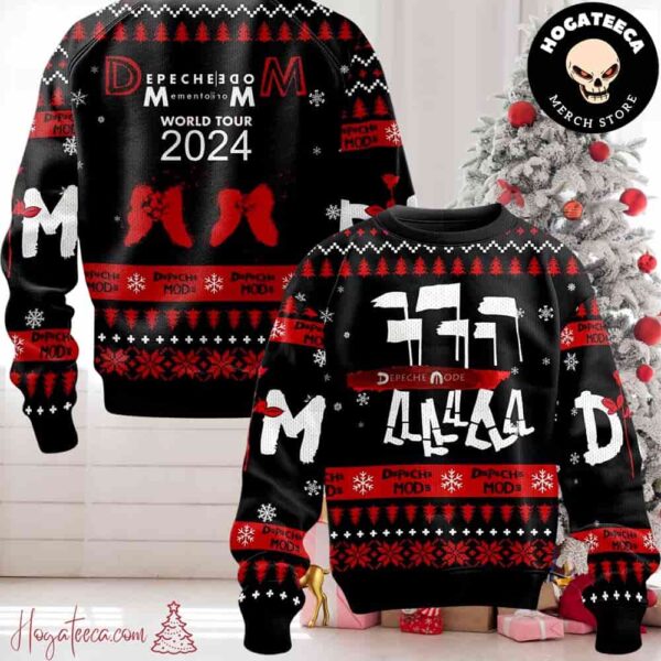 Depeche Mode Memento Mori World Tour 2024 Ugly Christmas Sweater Chirstmas Gifts 2024 Xmas For Family And Friends Ugly Sweater