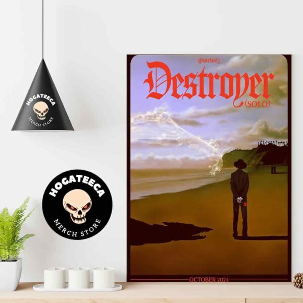 Destroyer Rock Band Starting TMRW In Sacramento On October 2024 Home Decor Poster Canvas