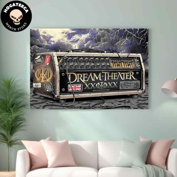 Dream Theater 40th Anniversary Concert On 20 October 2024 The O2 In London England Home Decor Poster Canvas