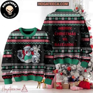 Dropkick Murphys Merry Christmas Ya Bastards Chirstmas Gifts 2024 Xmas For Family And Friends Ugly Sweater