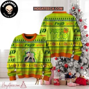 Feid Ferxxo Feid Feliz Navidad 2024 Ugly Christmas Sweater Chirstmas Gifts 2024 Xmas For Family And Friends Ugly Sweater