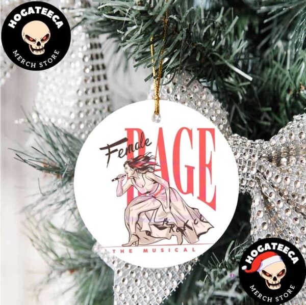 Female Rage The Musical World Tour Taylor Swift 2024 Christmas 2024 Tree Decorations Ornament