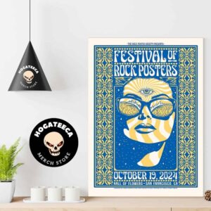 Festival Of Rock Posters On October 19th 2024 At Hall Of Flowers In San Francisco CA Home Decor Poster Canvas