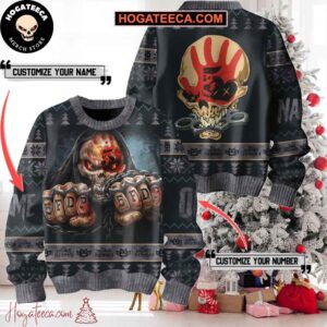 Five Finger Death Punch Band Personalized Christmas Sweater Chirstmas Gifts 2024 Xmas For Family And Friends Ugly Sweater