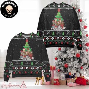 Foo Fighters Band Music Chibi Christmas Sweater Chirstmas Gifts 2024 Xmas For Family And Friends Ugly Sweater