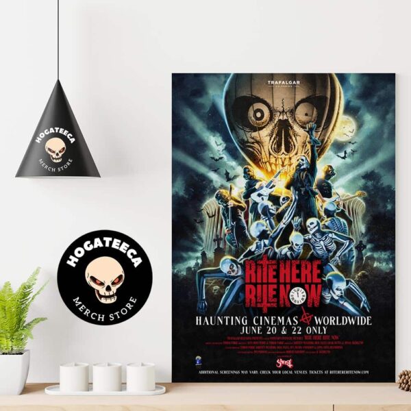 Ghost Rite Here Rite Now Official Film Haunting Cinemas Worldwide June 20 21 22 23 Home Decor Poster Canvas