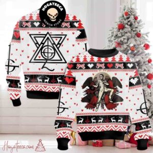 Ghost Rock Band Popestar Christmas Sweater Chirstmas Gifts 2024 Xmas For Family And Friends Ugly Sweater