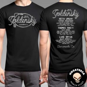 GoldenSky Country Music And Beer Festival Oct 2024 Sacramento CA At Discovery Park Full Lineup Two Sides Unisex T-Shirt