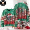 Grateful Dead To How The Grinch Stole Your Face Red Color Ugly Christmas Sweater Chirstmas Gifts 2024 Xmas For Family And Friends Ugly Sweater