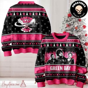 Green Day American Idiots 2024 Back Ugly Christmas Sweater Chirstmas Gifts 2024 Xmas For Family And Friends Ugly Sweater