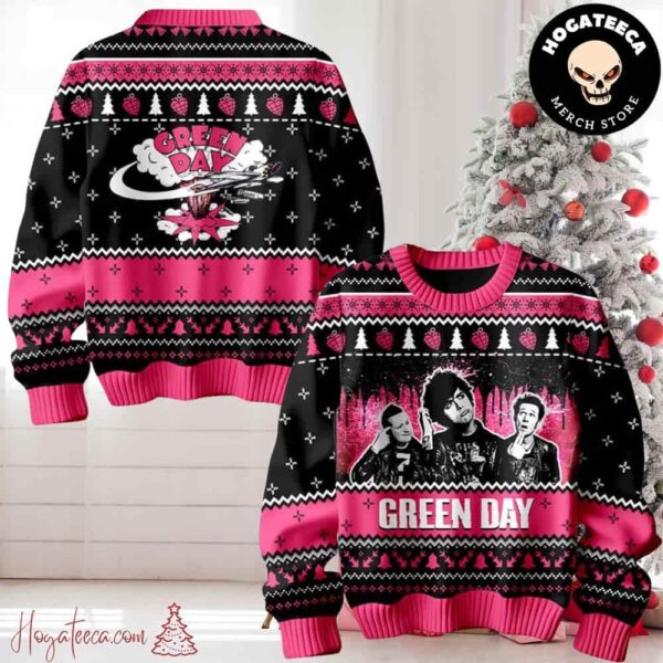 Green Day American Idiots 2024 Back Ugly Christmas Sweater Chirstmas Gifts 2024 Xmas For Family And Friends Ugly Sweater