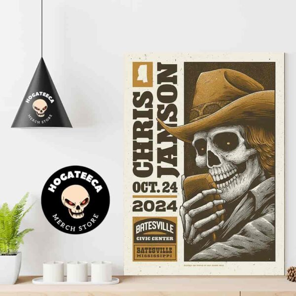 Chris Janson Half Hazard Press Merch On Oct 24 2024 At Batesville Civiv Ceneter In Batesville Mississippi Home Decor Poster Canvas