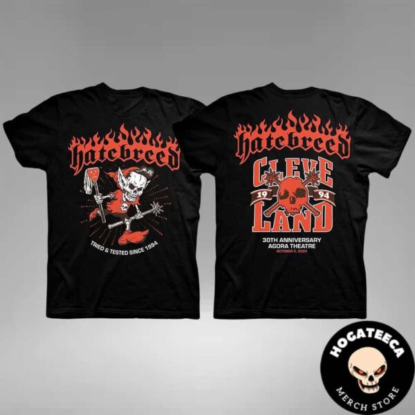 Heatbreed 30th Anniversary Tried And Tested Since 1994 On October 2 2024 At Agora Theatre Two Sides Unisex T-Shirt