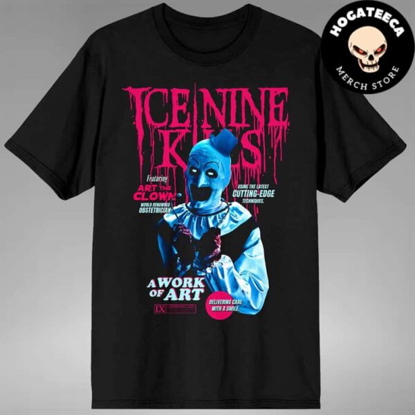 Ice Nine Kills Ink X Terrifier Cutting Edge Rockabilia Exclusive Unisex T-Shirt Unisex T-Shirt