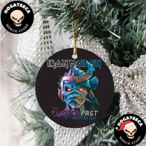 Iron Maiden Future Past World Tour 2024 Christmas Tree Decorations Ornament