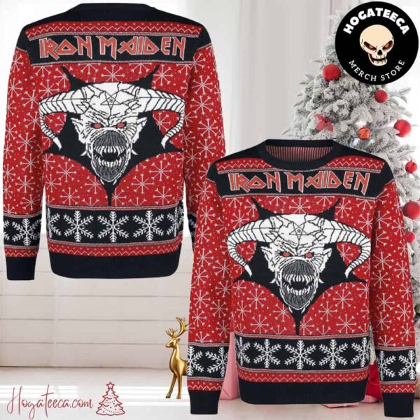 Iron Maiden Holiday Sweater Chirstmas Gifts 2024 Xmas For Family And Friends Ugly Sweater