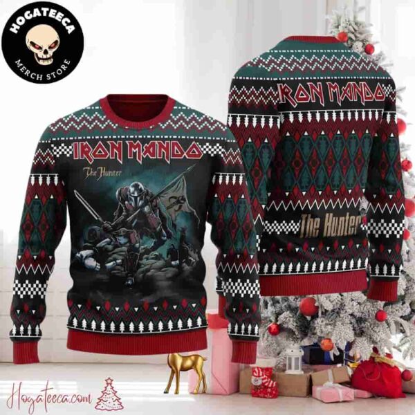 Iron Maiden Iron Mando The Hunter Star Wars Christmas Sweater Chirstmas Gifts 2024 Xmas For Family And Friends Ugly Sweater