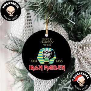 Iron Maiden World Slavery Tour 1984-1985 Tree Decorations Ornament