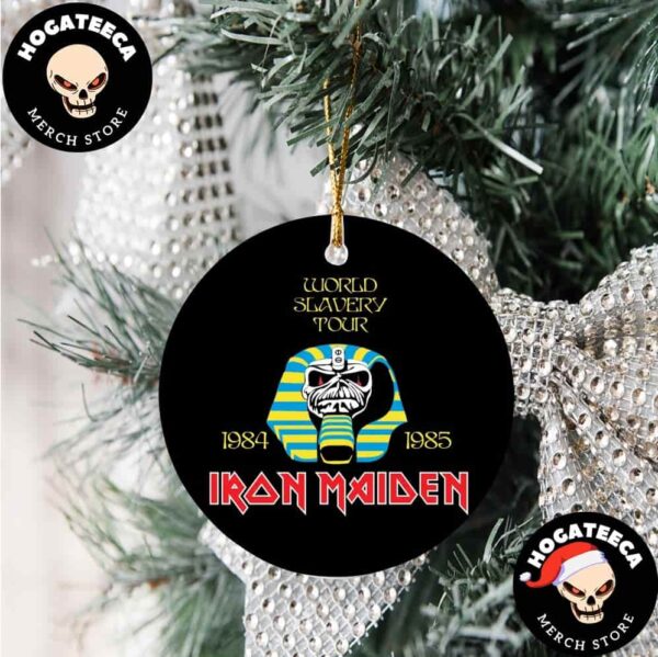 Iron Maiden World Slavery Tour 1984-1985 Tree Decorations Ornament