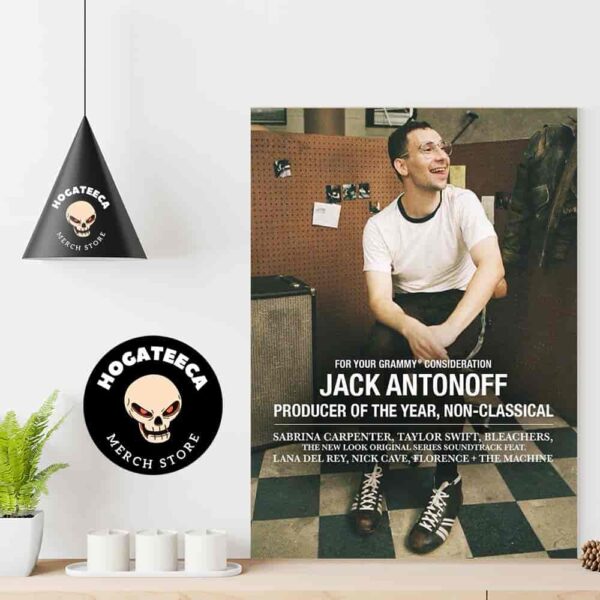 Jack Antonoff For Your Consideration Banner For The 2025 Grammys Home Decor Poster Canvas