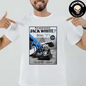 Jack White Merch At The Phoenix Theater PO Box On Oct 03 2024 In Pataluma 707 CA Unisex T-Shirt