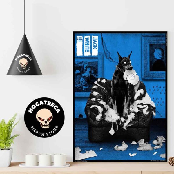 Jack White Merch For Show In Los Angeles CA Night 1 Oct 10 2024 Home Decor Poster Canvas