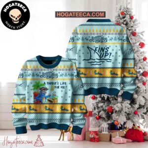 Jimmy Buffett A Parrots Life For Me Ugly Christmas Sweater Chirstmas Gifts 2024 Xmas For Family And Friends Ugly Sweater