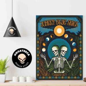 Johnny Blue Skies Merch For Show On October 25 2024 At Bridgestone Arena In Nashville TN Home Decor Poster Canvas