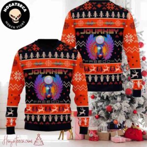 Journey Band Freedom Christmas Sweater Chirstmas Gifts 2024 Xmas For Family And Friends Ugly Sweater