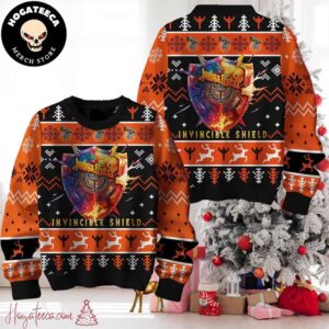 Judas Priest Invincible Shield Ugly Christmas Sweater Chirstmas Gifts 2024 Xmas For Family And Friends Ugly Sweater