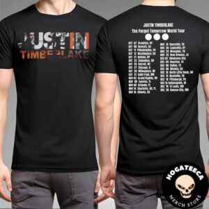 Justin Timberlake The Forget Tomorrow World Tour 2024 Performances Schedule Two Sides Unisex T-Shirt