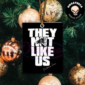 Kendrick Lamar Not Like US Diss Drake Christmas 2024 Tree Decorations Ornament