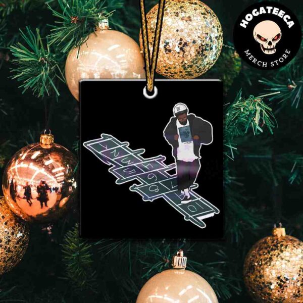 Kendrick Lamar Not Like US Hopscotch Christmas 2024 Tree Decorations Ornament