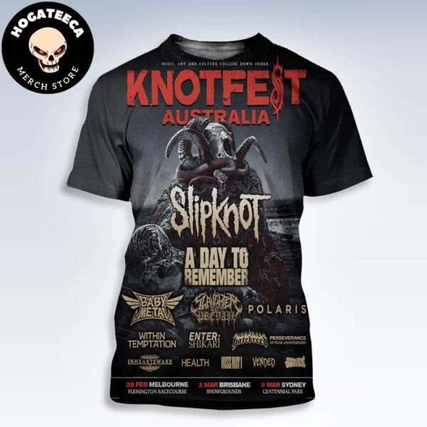 Knotfest Australia 2025 Lineup And Tour Date All Over Print Shirt