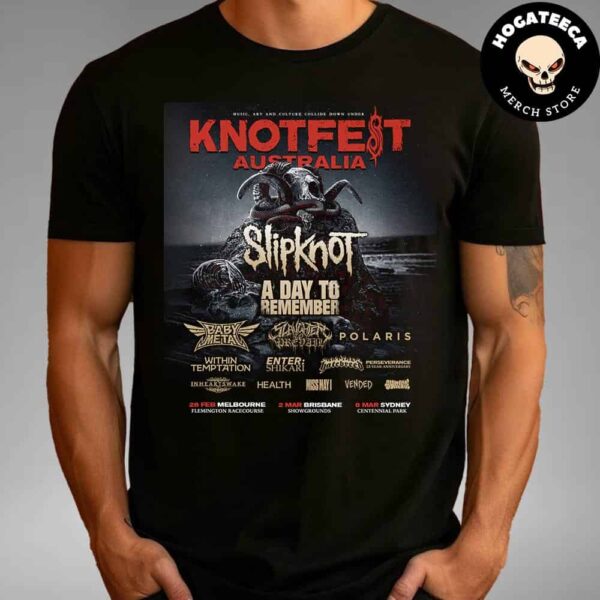 Knotfest Australia 2025 Lineup And Tour Date Unisex T-Shirt