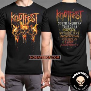 Knotfest South America Tour 2024 Tour Dates October and November In Brazil Argentina And Chile Two Sides Merch Unisex T-Shirt