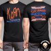 Iron Maiden The Future Past Tour 2024 USA Schedule List Dates Two Sides Unisex T-Shirt