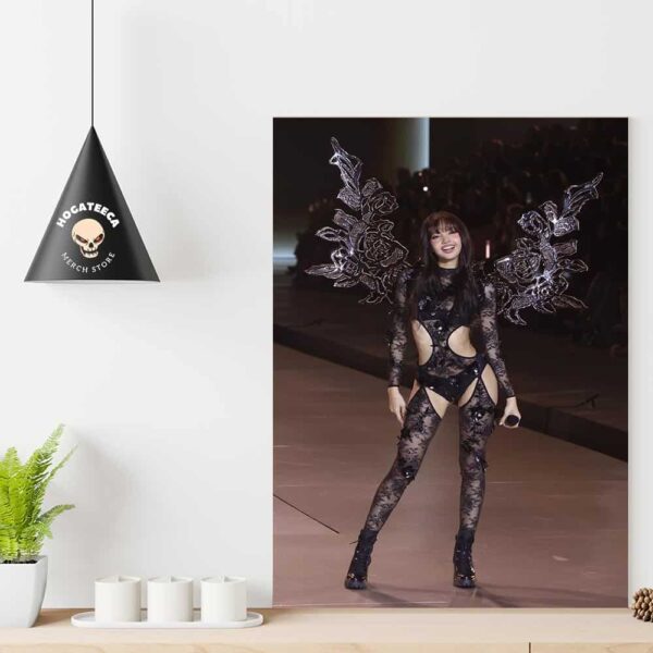 Lisa BLACKPINK x Victorias Secret Angel Wings Home Decor Poster Canvas