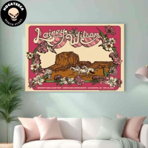 Lainey Wilson Countrys Cool Again Tour Merch For Show At Ameris Bank Amphitheatre In Alpharetta Georgia On Oct 19 2024 Home Decor Poster Canvas