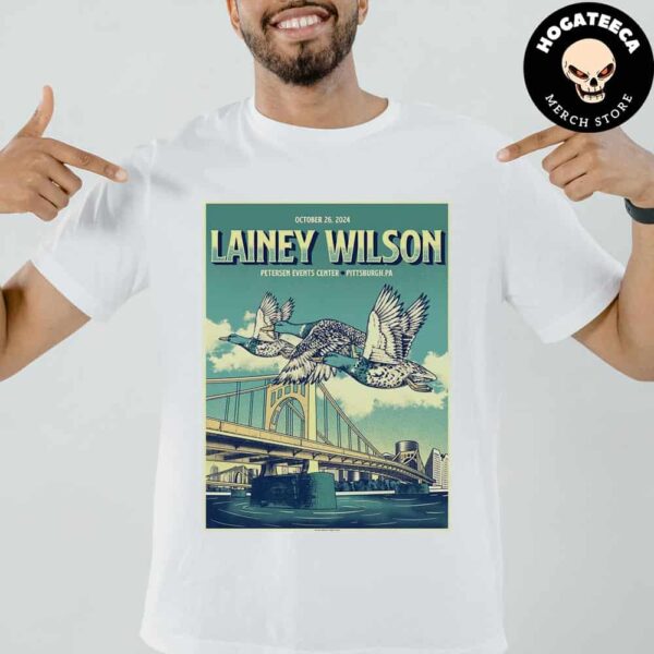 Lainey Wilson Merch For Show At Petersen Events Center in Pittsburgh PA On October 26 2024 Merch Unisex T-Shirt